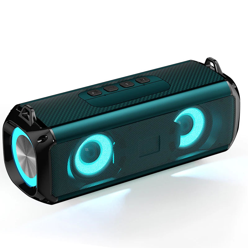 RGB Speaker EBS-045 Aliexpress Choice Portable Wireless Music Player & Soulder Straps LED Bluetooth 5.0 TF USB-C Aux