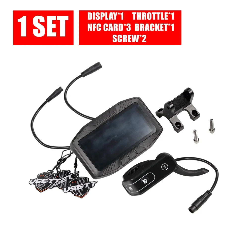 Upgraded VSETT Central Display Throttle & NFC Card for VSETT 10+ 9+ 9 Electric Scooter Big Panel Middle Dashboard Accelerator