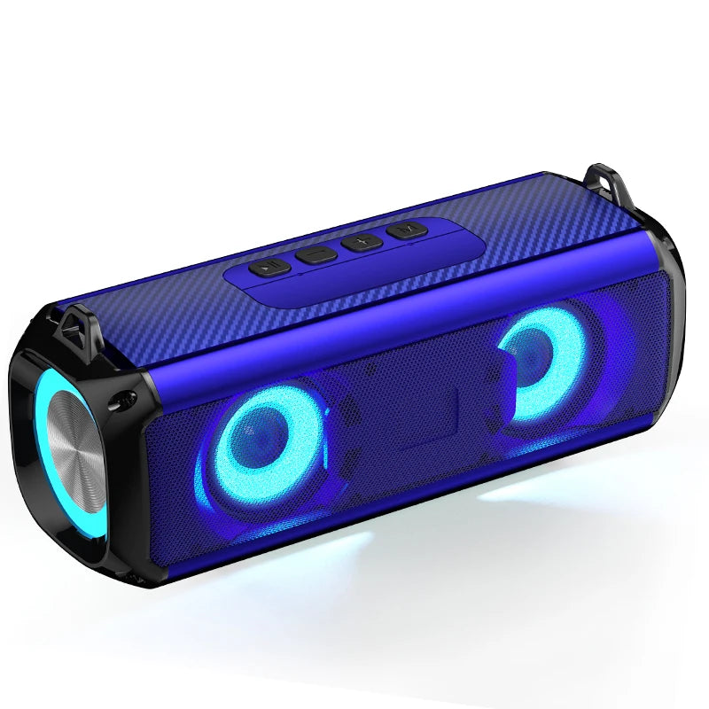 RGB Speaker EBS-045 Aliexpress Choice Portable Wireless Music Player & Soulder Straps LED Bluetooth 5.0 TF USB-C Aux